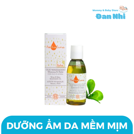 Dầu Massage cho Mẹ & Bé chiết xuất Yến Mạch Hữu Cơ NeBiolina