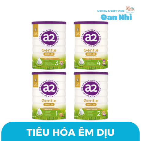 Sữa bột A2 nguyên kem Gentle Gold Premium junior milk drink lon 800g cho bé